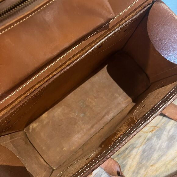 Vintage Fudo leather camera (?) padlock bag - Picture 6 of 7